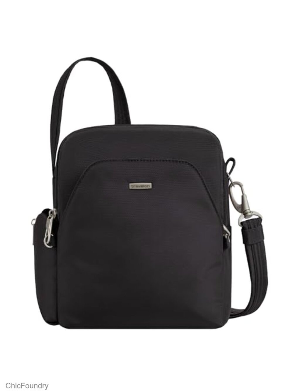 Anti-Theft Crossbody Travel Bag with RFID Blocking and Locking Zippers